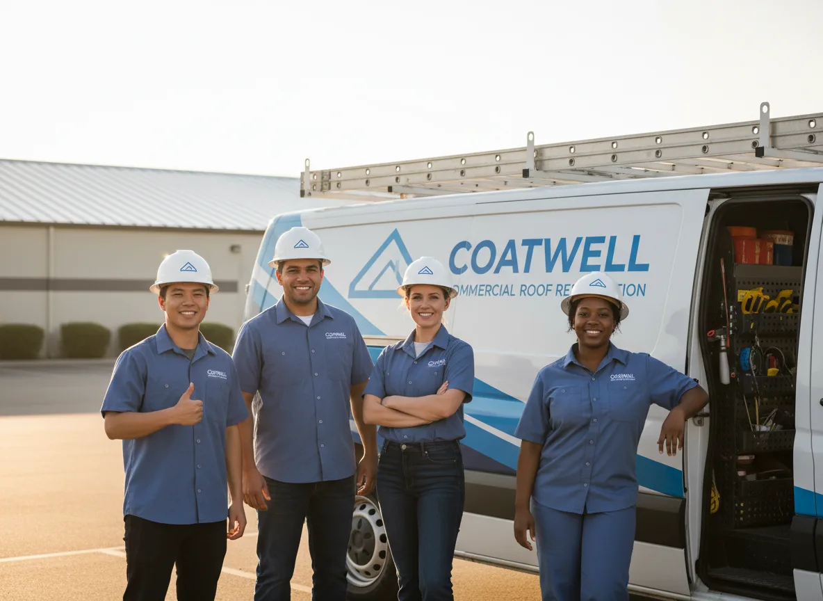 Commercial roof coating company in Fisher, AR